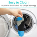 Vive Health Non-Slip Yoga Socks for Women and Men with Mesh Laundry Bag, Standard Size, 2 Pairs