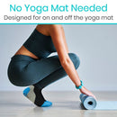 Vive Health Non-Slip Yoga Socks for Women and Men with Mesh Laundry Bag, Standard Size, 2 Pairs