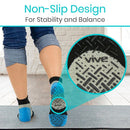 Vive Health Non-Slip Yoga Socks for Women and Men with Mesh Laundry Bag, Standard Size, 2 Pairs