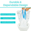 Vive Health Toilet Bowl Liners 24 Pack for Camping & RVs