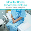 Vive Health Leak-Proof Commode Liners, Disposable Toilet Liners with Drawstring Closure, Pack of 24