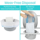 Vive Health Commode Pads with No Liners
