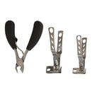 Vive Health Manicure Kit with Swivel Nail Clippers, Long Easy Grip Handles and Stainless Steel
