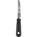 Vive Health Bendable Adaptive Utensil Set for Elderly with Textured Handles and Knife, Black
