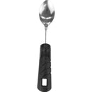 Vive Health Bendable Adaptive Utensil Set for Elderly with Textured Handles and Knife, Black