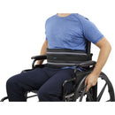 Vive Health Wheelchair Seatbelt, Adjustable Padded Safety Strap with Reflective Trim, Black