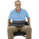 Vive Health Wheelchair Seatbelt, Adjustable Padded Safety Strap with Reflective Trim, Black