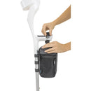 Vive Health Accessory Bag for Canes and Forearm Crutches, Black, Lightweight with Secure Straps