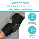 Vive Health Sheepskin Elbow Protector Adjustable Hook and Loop for Pain Relief and Support, Pair