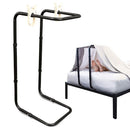 Vive Health Blanket Lifter, Adjustable Steel Frame, Black for Bed and Leg Support Tool