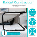 Vive Health Blanket Lifter, Adjustable Steel Frame, Black for Bed and Leg Support Tool