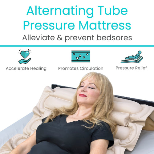 Vive Health Tube Alternating Pressure Pad for Pressure Ulcer and Bed Sore Prevention, Moovkart