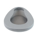 Vive Health Bed Pan with Smooth Contoured Surface and Raised Rim for Leak Protection, Gray