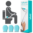 Vive Health Bathroom Wiping Aid with Silicone Tips and Ergonomic Handle For Easy Reach
