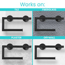 Vive Health Stainless Steel Grab Bar with Toilet Paper Holder, 300 lbs Capacity, Bathroom Support