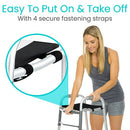 Vive Health Walker Tray with Non-Slip Surface and 3-Inch Built-In Cup Holder