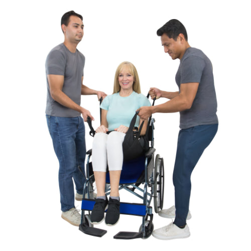 Vive Health Chair Transfer Sling, Secure Patient Lift Aid for Safe and Easy Transfers, Black