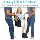 Vive Health Chair Transfer Sling, Secure Patient Lift Aid, Black