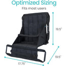Vive Health Chair Transfer Sling, Secure Patient Lift Aid, Black