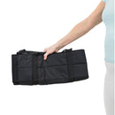 Close-up view of the adjustable straps and quick-release buckles on the Vive Health Chair Transfer Sling, Moovkart
