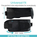 Durable 200-inch restraint system for secure bed positioning. Moovkart.