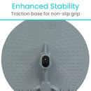 Vive Health Stand Assist Transfer Disc featuring ergonomic handle and adjustable padded knee rests. Moovkart
