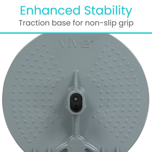 Vive Health Stand Assist Transfer Disc, Adjustable Swivel Transfer Aid with Padded Knee Rests