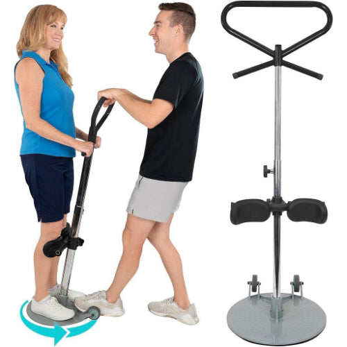 Vive Health Stand Assist Transfer Disc, Adjustable Swivel Transfer Aid with Padded Knee Rests