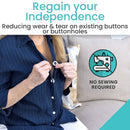 Vive Health Adaptive Button Helper – Daily living dressing aid for seniors and limited dexterity. Moovkart