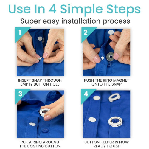 Vive Health Adaptive Button Helper – Easy Dressing Aid