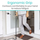 Vive Health Height Adjustable Folding Cane, 33 - 37 Inches, Black