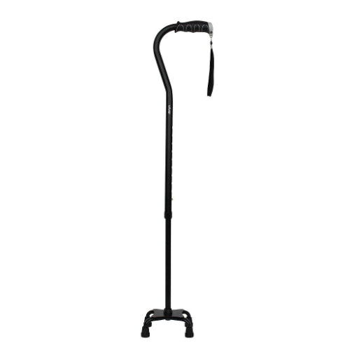 Vive Health Quad Cane, Adjustable Four-Pronged Walking Cane with Grip, Dark Blue, for enhanced stability and support. Moovkart