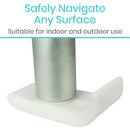 Vive Health Walker Ski Glides, Universal Fit for Smooth and Quiet Mobility for Indoor Use, Pair