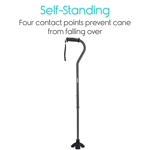 Vive Health Standing Cane Tip, Black