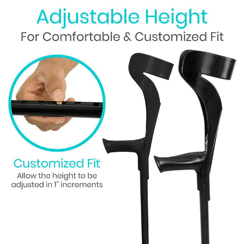 Vive Health Forearm Crutches for Comfort and Mobility
