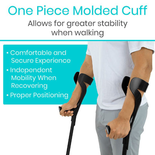 Vive Health Forearm Crutches for Comfort and Mobility