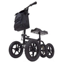 Vive Health All Terrain Knee Walker with Foldable Steel Frame and Adjustable Handle, Black
