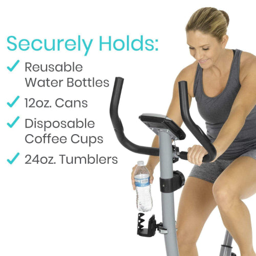Vive Health Clip On Cup Holder, Non-slip Clamp, Expandable 3 Inch Base