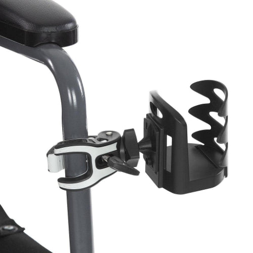 Vive Health Clip On Cup Holder, Non-slip Clamp, Expandable 3 Inch Base