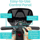 Vive Health 3 Wheel Mobility Scooter, 12.4 Mile Range with Flat-Free Tires and 265 lbs Capacity, Red