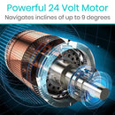 Vive Health 3 Wheel Mobility Scooter, 12.4 Mile Range, Flat-Free Tires and 265 lbs Capacity, Silver