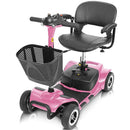 Vive Health 4 Wheel Mobility Scooter with electric power and a comfortable seat, designed for seniors' convenience and ease of use, Moovkart.