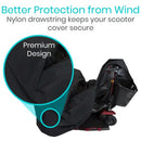 Vive Health Waterproof Mobility Scooter Cover, Fits X-Large Size for 3 and 4-Wheel Scooters