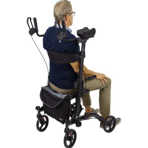 Vive Health Upright Walker, Black, Pack of 2