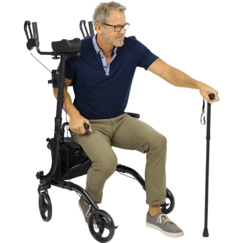 Vive Health Upright Walker, Black, Pack of 2