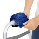 Vive Health Sheepskin Walker Grips, Foam Padding and Non-Slip for Mobility Aid, Blue, Pair