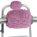 Vive Health Sheepskin Walker Grips, Removable Foam Padding for Comfort, Fits Standard and Bariatric Walkers