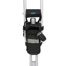 Vive Health Crutch Pouch with Zipper Pocket, Hand Grip Covers and Fits Standard Crutches, Black