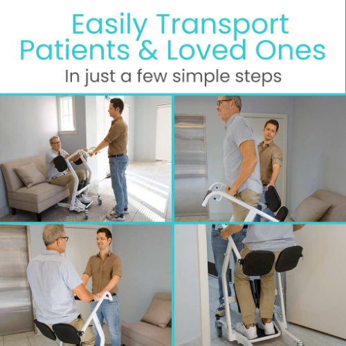 Vive Health Transport Stand Assist With Locking Base