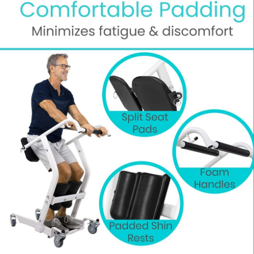 Vive Health Transport Stand Assist With Locking Base